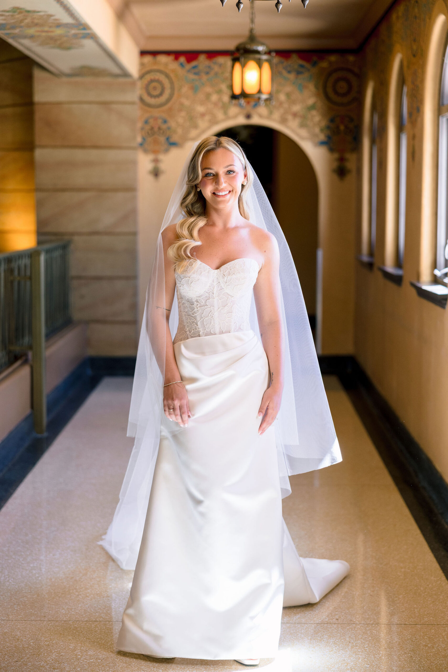 Bride at her Medinah Country Club wedding