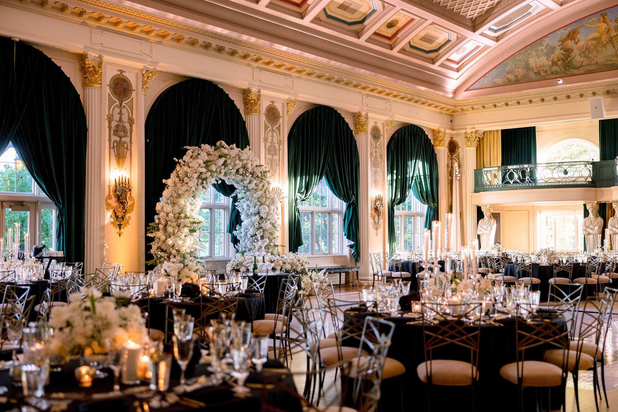 Medinah Country Club wedding reception